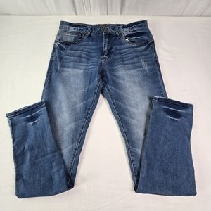 Carbon mens supper skinny jeans freedom flex size 32/32 RN70829